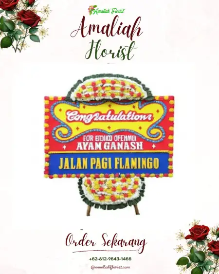 Sewa Papan Bunga Biawao