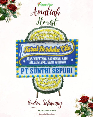 Papan Bunga Duka di Biawao