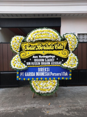 Papan Bunga Duka di Biawao