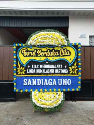 Papan Bunga Duka di Biawao
